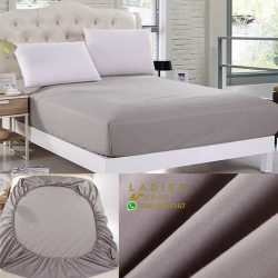 jersey fitted bed grey