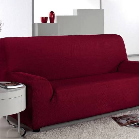 jersey sofa cover maroon