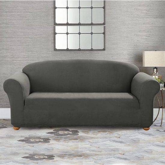 jersey sofa cover grey