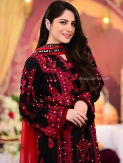 Neelam Munir Lawn Suit With Embroidered Dupatta