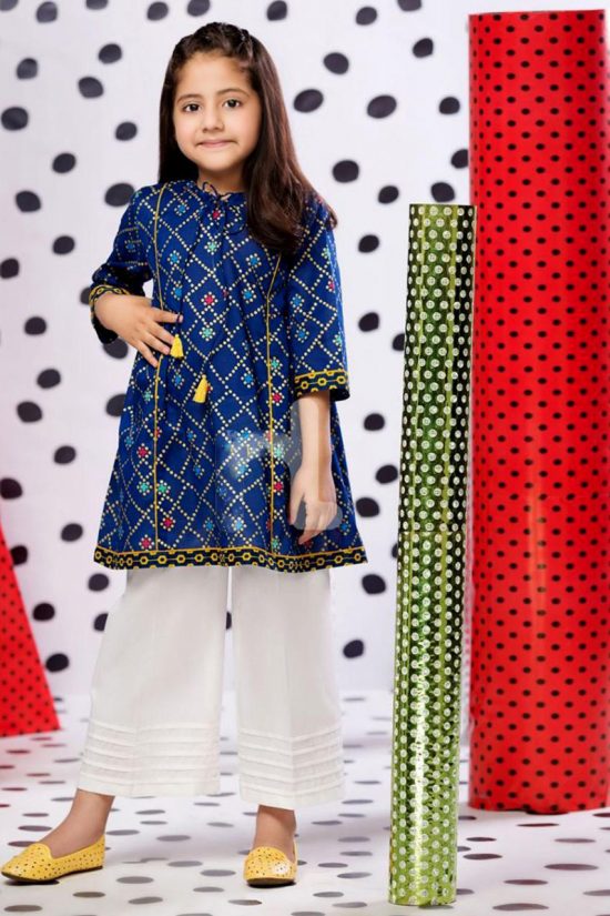 nishat 2 Piece Embroidered with Mirror Work Lawn Suit
