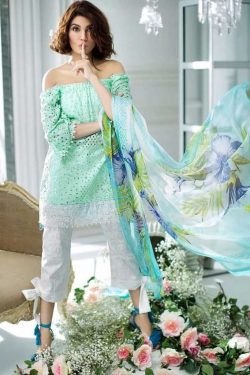 sana safinaz embroidered chicken kari lawn 3 piece 2023