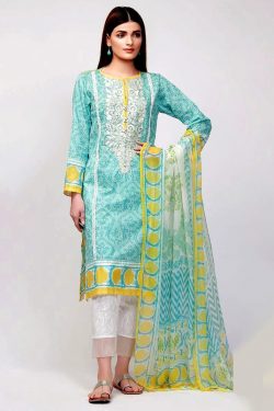 lime lite best embroided jaquard fancy lawn suit 2023