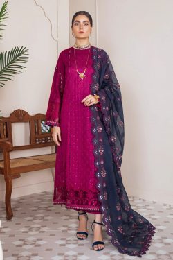 Baroque Embroidered Winter Linen Collections 2022 BQ-2623