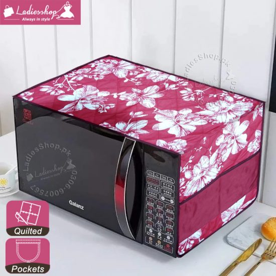 Microwave Oven Dust proof cover, Microwave Protective Cover with Storage Pouch Oil-proof