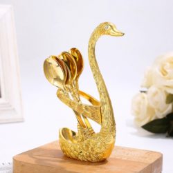 Swan Shaped Spoon Holder