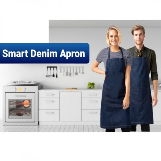 Kitchen Apron Waterproof Stylish Apron With adjustable buckle Strap Cooking Apron for Women Men with Tool Pockets