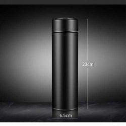 Stainless Steel Thermos Sports Water Bottle with LED Temperature Display/Double Wall Vacuum Insulated Leak Proof/Stay Hot Cold for 24 Hrs/Travel Modern Mug with Vacuum Thermos Flask