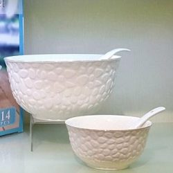 7 Piece's Melamine Icecream Bowls Set, Melamine Bowl Set For Pasta, Desserts, Salad & Soup