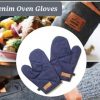 Smart Denim Jeans Heat Resistant Oven Gloves - Pair