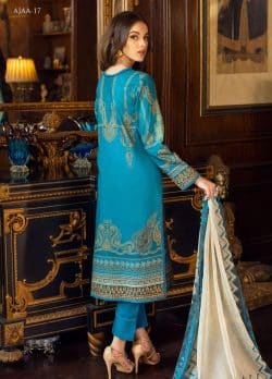 asim jofa embroidered winter dhanak collections 2022