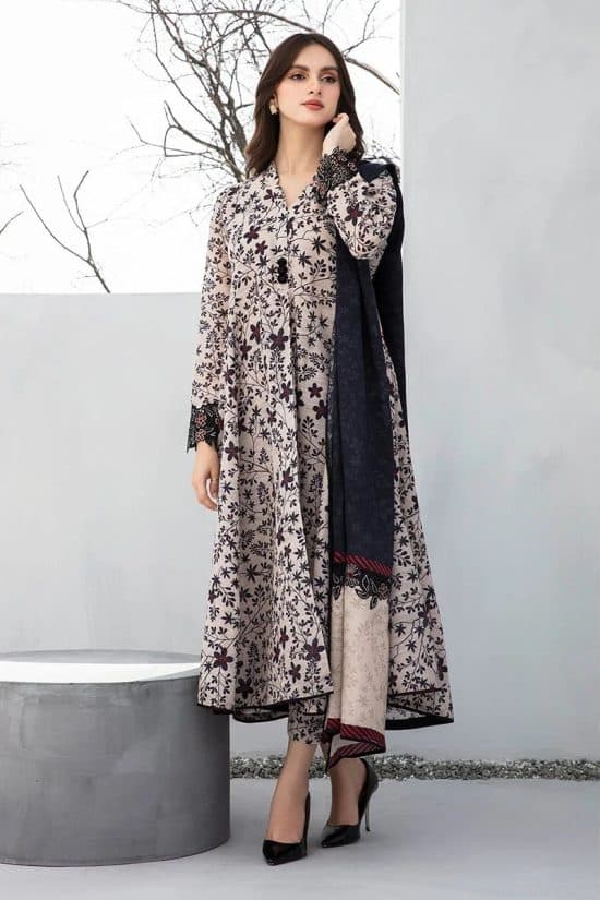 Baroque New Winter Khaddar collection 2024