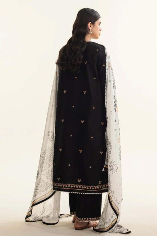Zara Shahjahan 3Pcs Embroidered Dhanak Collection 2024