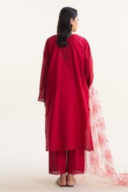 Zara Shahjahan 3Pcs Embroidered Dhanak Collection 2024