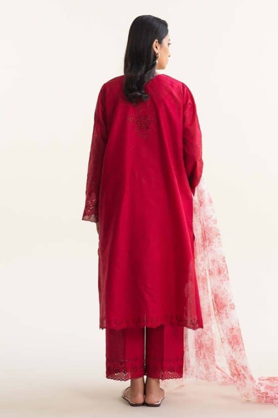 Zara Shahjahan 3Pcs Embroidered Dhanak Collection 2024