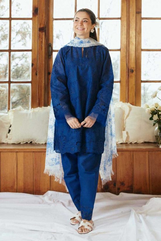 Zara Shahjahan 3Pcs Embroidered Dhanak Collection 2024