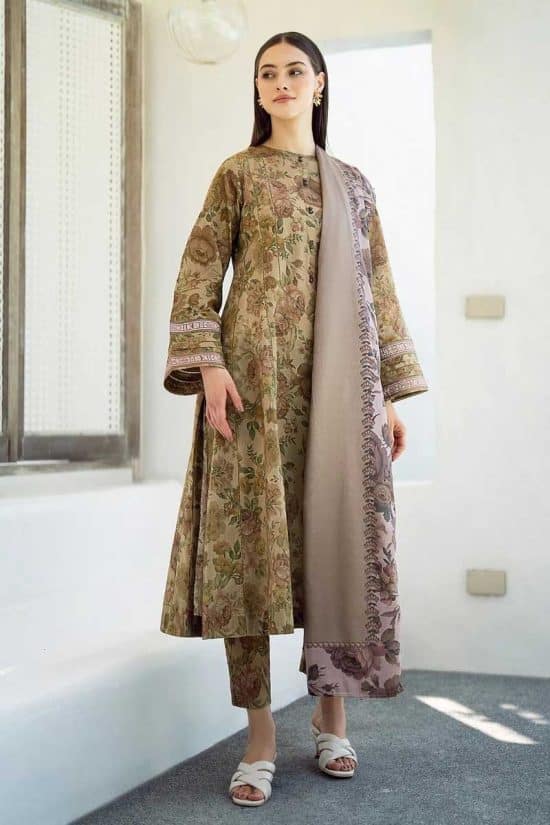 Baroque New Winter Khaddar collection 2024