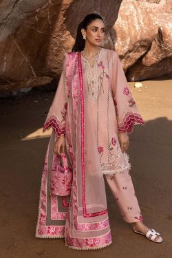 Crimson 3Pcs Embroidered Summer Lawn Collection 2026 CM-4320