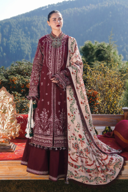 Hussain Rehar 3Pcs Embroidered Summer Lawn Collection 2026 HR-4428