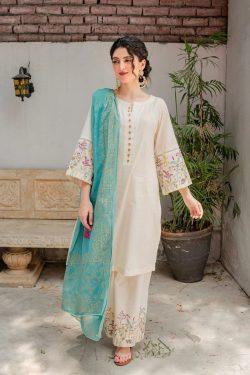 Aisling By Nirmal 3Pcs Embroidered Lawn Collection 2026 AN-99B