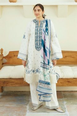 Zara Shahjahan 3Pcs Embroidered Lawn Collection 2026 ZS-882