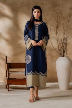 Vintage 3Piece Embroidered Summer Lawn Collection 2026 VT-7774