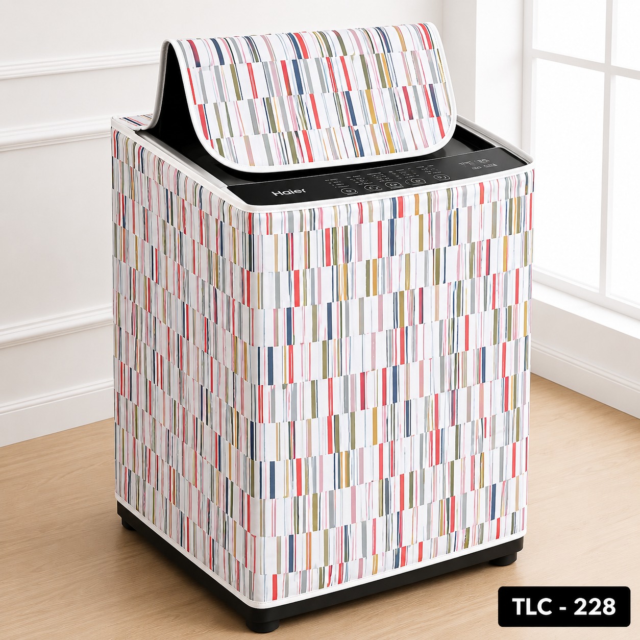 Waterproof Top Load Washing Machine Cover TLC-228 - Color Lines Waterproof Top Load Washing Machine Cover TLC-228 - Color Lines