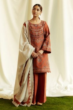 Zara Shahjahan 3Pcs Embroidered Lawn Collection 2026 ZS-711