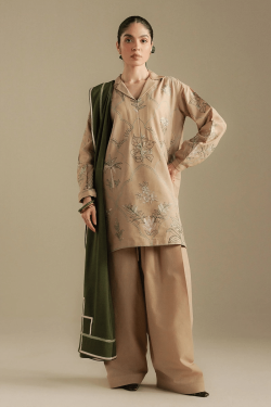 Zara Shahjahan 3Pcs Embroidered Lawn Collection 2026 ZS-4349