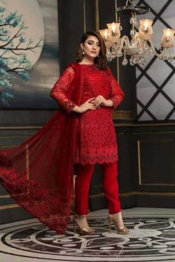 MariaB 3Piece Embroidered Summer Lawn Collection 2026 MB-7791